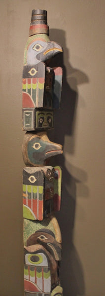 Antique Tlingit Northwest Coast Totem 1