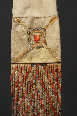 Central Plains Native American Pipe Bag, 1860's