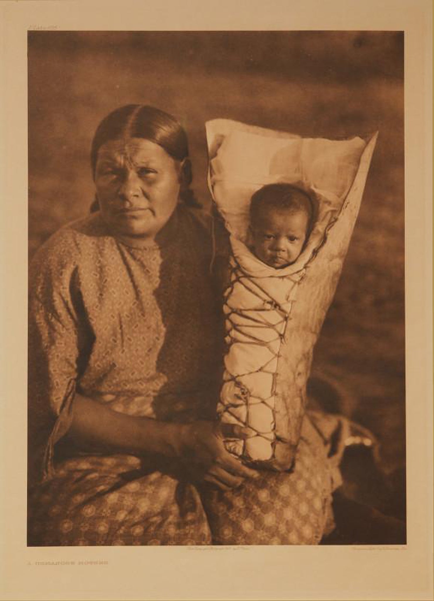 Curtis Photograph of Comanche Mother