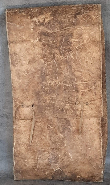Early Example of North American Indian Rawhide Envelope