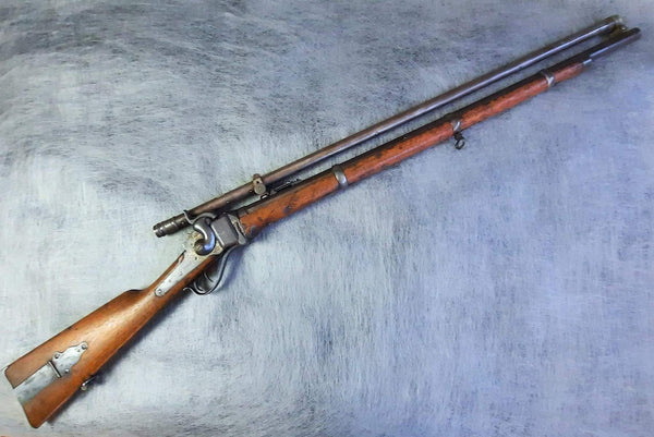 Civil War Sharps Model 1859 with Double Set Trigger and Malcolm Scope